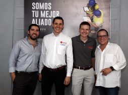 Sergio O’Farril Oscar Baumann Guy Schirar y Luis Montes de Oca. GENTE BIEN JALISCO/ Claudio Jimeno