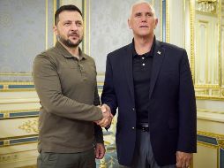 MIKE PENCE. El exvicepresidente del gobierno de Trump quiso mostrar con este viaje su posición respecto al conflicto ucraniano, como defensor del papel de liderazgo estadounidense en el apoyo a Kiev. AP / ESPECIAL