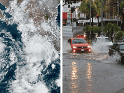 La Coordinación Nacional de Protección Civil del Gobierno de México ha advertido que 33 municipios en total permanecen en alerta naranja por la cercanía del huracán 