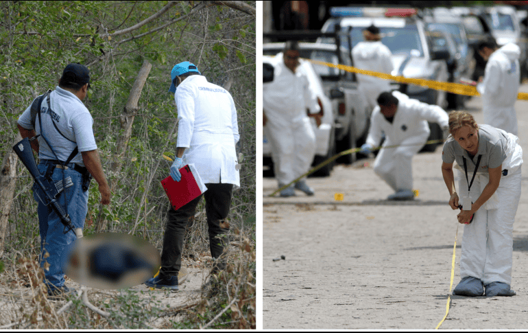 De acuerdo con el reporte, el domingo 11 fue el día más violento del mes al contabilizar 105 víctimas de homicidio doloso. AFP / ARCHIVO