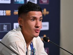 El actual jugador del Cruz Azul afirmó que es un bendecido por recibir la oportunidad de vestir el uniforme del Tri. IMAGO7/E. Espinosa