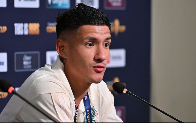 El actual jugador del Cruz Azul afirmó que es un bendecido por recibir la oportunidad de vestir el uniforme del Tri. IMAGO7/E. Espinosa