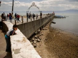 El lago de Chapala es el principal cuerpo que abastece de agua a la Zona Metropolitana de Guadalajara. EL IFNORMADOR/Archivo