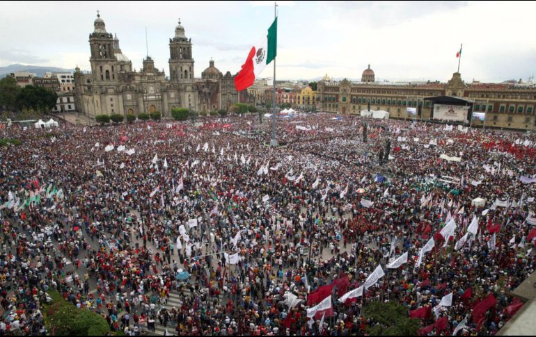 Autoridades de la capital del país estimaron más de 250 mil asistentes. SUN/G. Espinosa