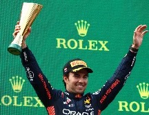 Checo Pérez llegó al podio durante el GP de Austria. Red Bull Content Pool
