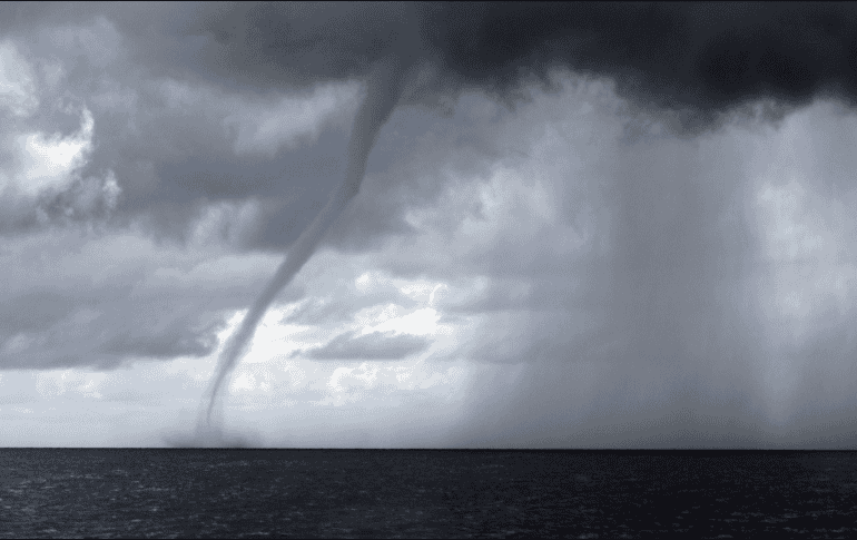 Imagen de un tromba marina. ESPECIAL