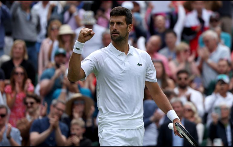 Novak Djokovic nunca ha perdido su primer partido en Wimbledon. EFE/N. Hall