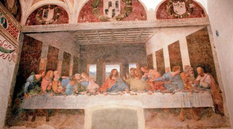 “La última cena” puede verse a detalle en la plataforma. AP