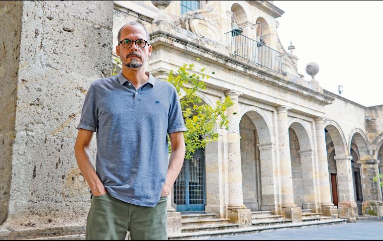El artista visual es arquitecto de formación y obtuvo una maestría en Filosofía y Ciencias Sociales en el ITESO. EL INFORMADOR/ A. Navarro