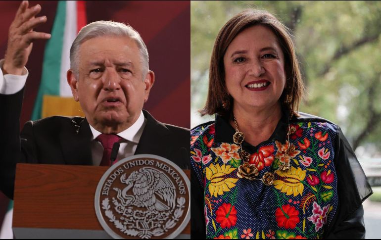 Xóchitl Gálvez acusó a López Obrador de machista después de que el Mandatario afirmó que ella será la candidata para las elecciones presidenciales de junio de 2024 de la alianza Va por México por la imposición. ESPECIAL / SUN