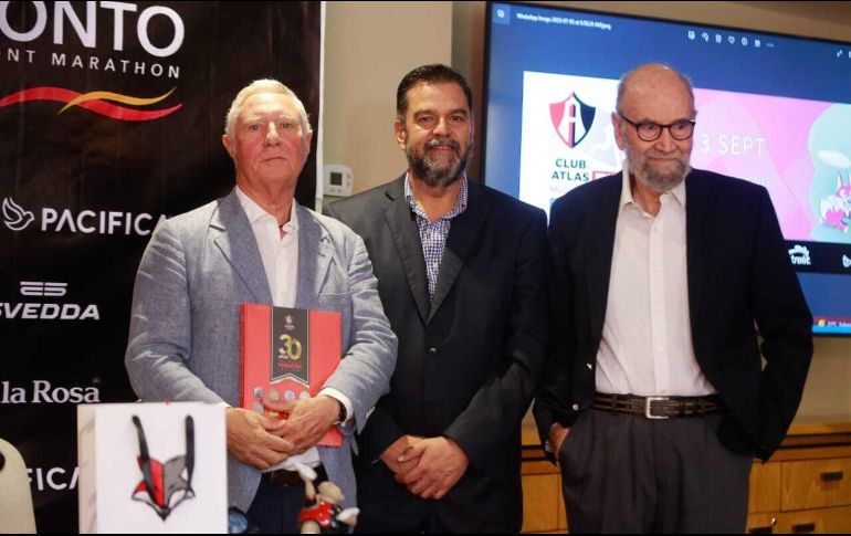 Víctor Flores Cosío, presidente de Club Atlas, confesó que estuvieron en pláticas aproximadamente por un año con gente de Toronto Waterfront Marathon y fueron ellos quienes los buscaron. EL INFORMADOR / C. Zepeda