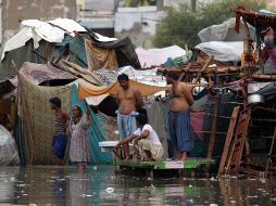 Los habitantes de Pakistán sufren de fuertes inundaciones. EFE / ARCHIVO