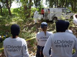 Los colectivos iniciaron excavaciones y que preliminarmente encontraron 10 fosas o inhumaciones clandestinas. ARCHIVO/EFE