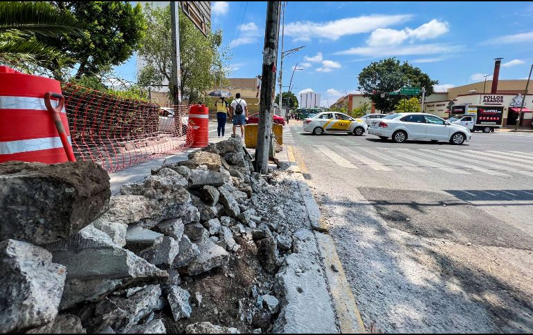 Dio inicio la segunda etapa de ampliación del Paseo Fray Antonio Alcalde y la intervención del polígono denominado “Estrella de la Muerte”. EL INFORMADOR/ A. Navarro