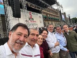 López Obrador manifestó que  a 17 días del proceso para elegir a la nueva coordinadora o coordinador en defensa de la transformación, no ha habido problemas. TWITTER / @Claudiashein