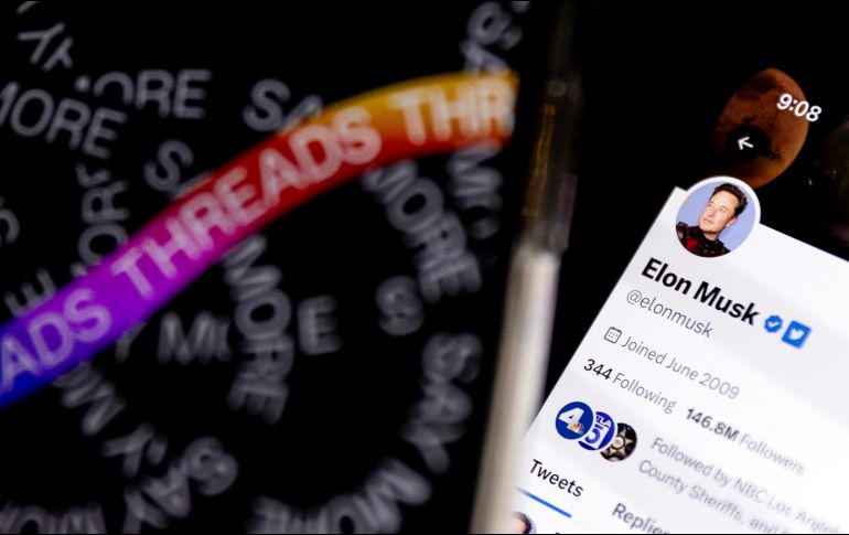 Según reporta el medio Semafor, los abogados de Elon Musk habrían enviado una carta a Instagram en la que se amenaza con interponer una demanda porque Threads haría uso de propiedad intelectual que no les pertenece. EFE / E. Laurent