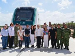 Llegó la cabina y el primer vagón del Tren Maya a Cancún. SUN