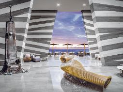 El lobby. La vista que brinda al mar de Cortés es asombrosa. ESPECIAL