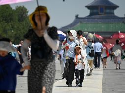 La agencia meteorológica emitió una alerta naranja por calor, la segunda más alta, en el sur de China y buena parte del norte y el noreste. AFP / ARCHIVO