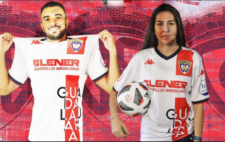 Así luce el uniforme del Club Deportivo Guadalalajara de España. ESPECIAL/@deporguada