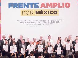 13 aspirantes que representan al PAN, PRI y PRD, así como a la sociedad civil, pasan a la siguiente fase del proceso interno de la coalición opositora. EL UNIVERSAL