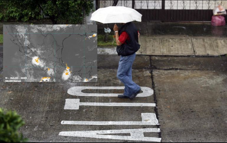 Las lluvias, a partir del rango de fuertes, podrían originar el incremento en los niveles de ríos y arroyos, así como deslaves e inundaciones. SMN / EL INFORMADOR / ARCHIVO