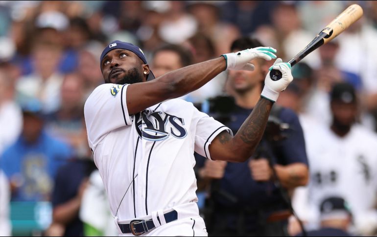 Randy Arozarena, de los Rays de Tampa, está presente en el All-Star Game 2023. AFP / T. Nwachukwu