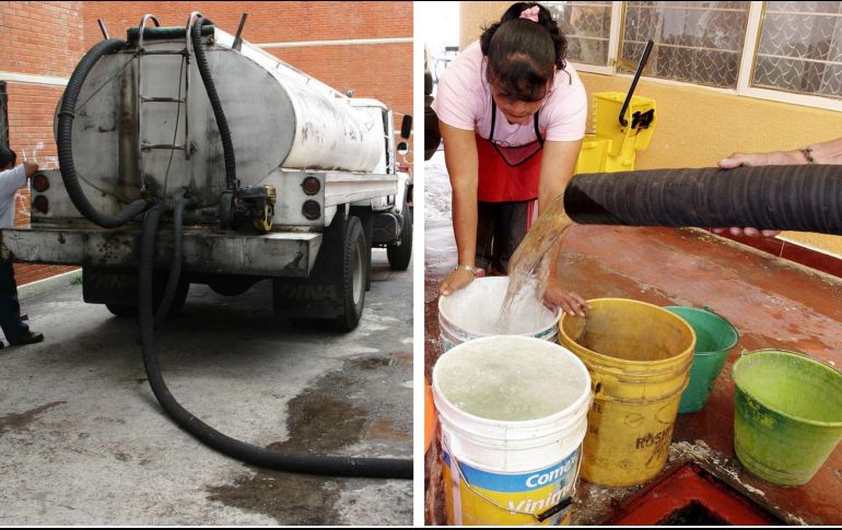 En total son 23 colonias que no tienen servicio de agua en Guadalajara. NTX / ARCHIVO