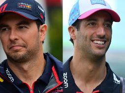 Durante la temporada, han circulado distintas versiones de que Daniel Ricciardo podría llegar a ocupar el asiento de Pérez dentro de Red Bull. ESPECIAL / AFP