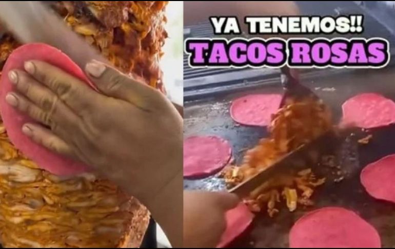 Las tortillas son rosas porque a la masa le ponen jugo de betabel. ESPECIAL