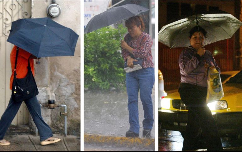 Las lluvias se registrarán este miércoles en el Área Metropolitana de Guadalajara, según el pronóstico del Servicio Meteorológico Nacional. EL INFORMADOR / ARCHIVO