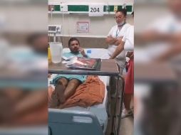 En un video, se puede ver a Víctor 