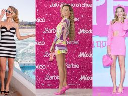 Margot Robbie se ha robado las miradas de todo el mundo en la gira de prensa de la película Barbie. ESPECIAL/ Warner Bros.