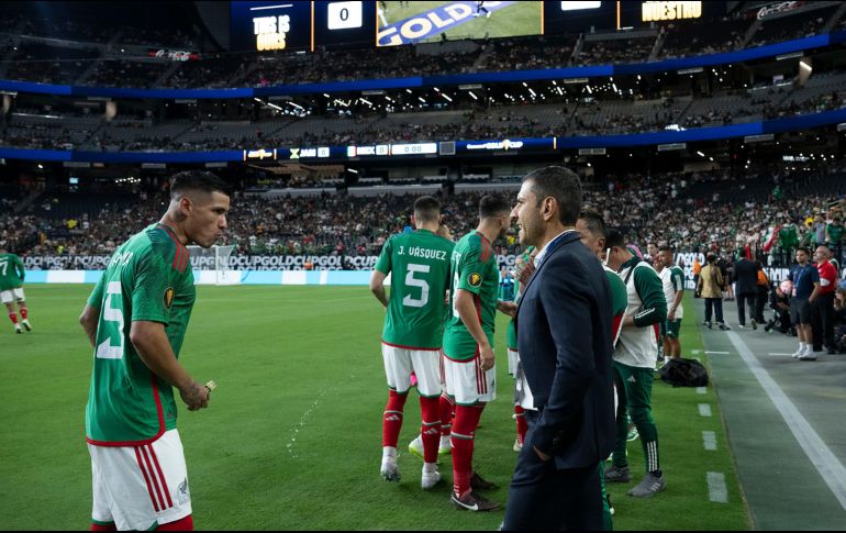 Jaime Lozano se dijo tranquilo tras la actuación de su equipo ante Jamaica. IMAGO7/Etzel Espinosa
