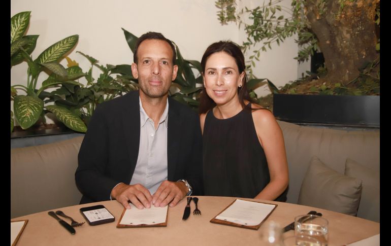 Andrés Escobar y Claudia Leaño. GENTE BIEN JALISCO/ Tony Martínez