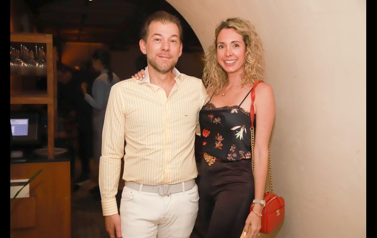 Guillermo Salles y Erika Nieto. GENTE BIEN JALISCO/ Tony Martínez