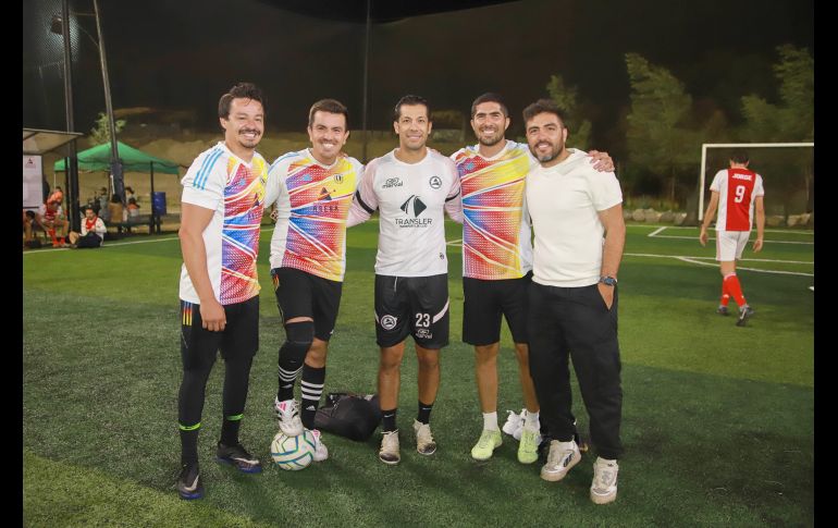 Beto Martínez, Ramón Martínez, Luis Villagrán, Jair Pereira y Pepe Meléndez. GENTE BIEN JALISCO/ Tony Martínez