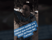 El hombre asegura que la noche del suceso en el IMSS nadie de los que intervinieron para rescatarla disponía de la herramienta correcta para sacarla. TIKTOK / lapancartadequintanaroo