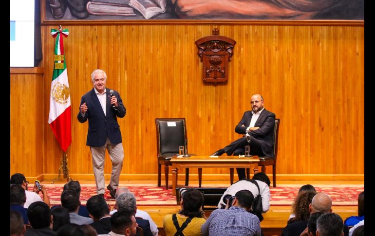 Creel Miranda también lamentó que el Presidente quiera destruir, una por una las instituciones que sostienen al País, como por ejemplo, el INE o el Instituto Nacional de Acceso a la Información. EL INFORMADOR / A. Navarro