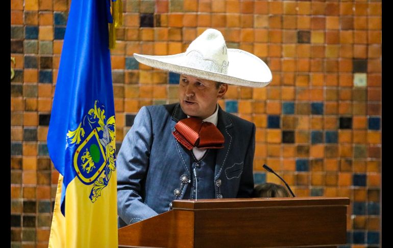 El evento se llevó a cabo en el Congreso de Jalisco donde se otorgó un reconocimiento a diferentes organismos por promover tres de los símbolos más representativos del estado. EL INFORMADOR / A. Navarro