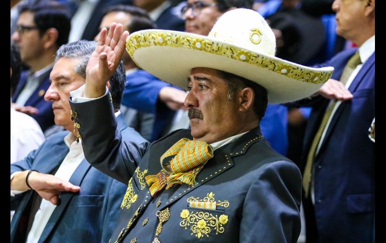 El evento se llevó a cabo en el Congreso de Jalisco donde se otorgó un reconocimiento a diferentes organismos por promover tres de los símbolos más representativos del estado. EL INFORMADOR / A. Navarro