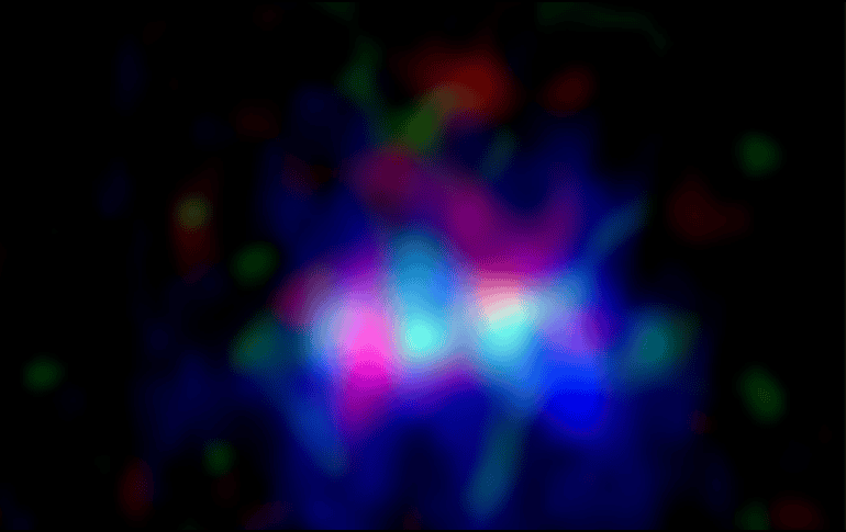 Se extiende por unos 1.000 años luz en el centro de la galaxia. ESPECIAL/OBSERVATORIO ALMA