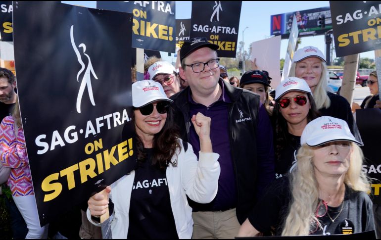 Huelga en Hollywood por parte de los actores y guionistas. AP/ C. Pizello