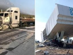 La víctima es el conductor del tráiler. ESPECIAL