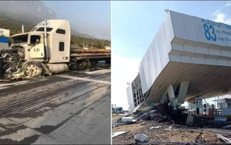 La víctima es el conductor del tráiler. ESPECIAL