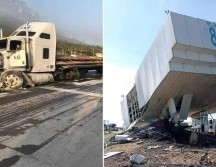 La víctima es el conductor del tráiler. ESPECIAL