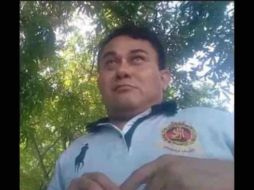 El cuerpo de Nelson Matus quedó tirado junto a su carro. SUN