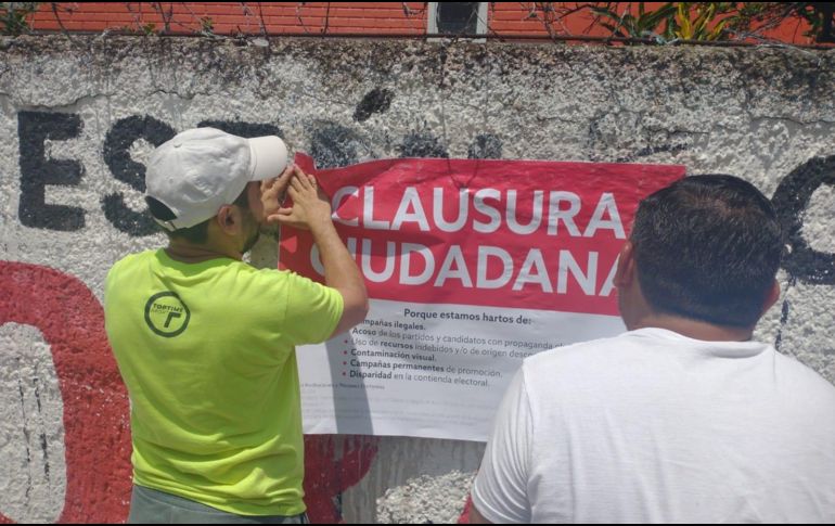 Entre las organizaciones que participaron en estas clausuras estuvo Misión Rescate México, Ciudadanos MX, Resistencia Civil Activa y Pacífica (RECAP), el Congreso Nacional Ciudadano, el Frente Cívico Nacional, Alternativa Solidaria y Phantom. ESPECIAL