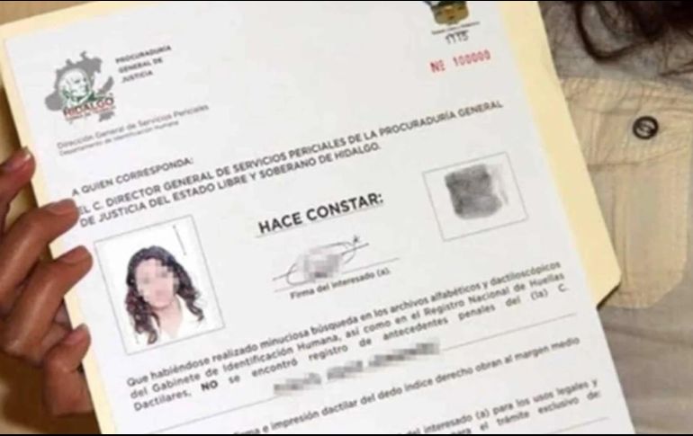 Te pedirán algunos datos cuando la solicites, para que los tengas a la mano. ESPECIAL