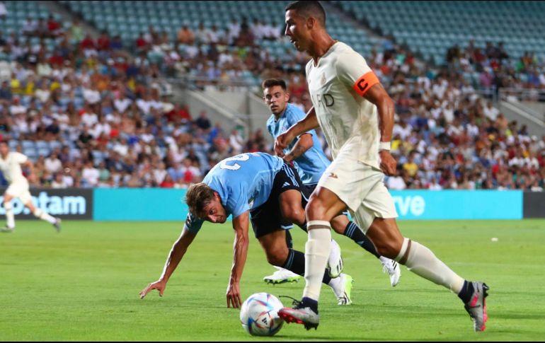 Al-Nassr perdió 5-0 ante el Celta de Vigo en partido amistoso. ESPECIAL/@@Cristiano